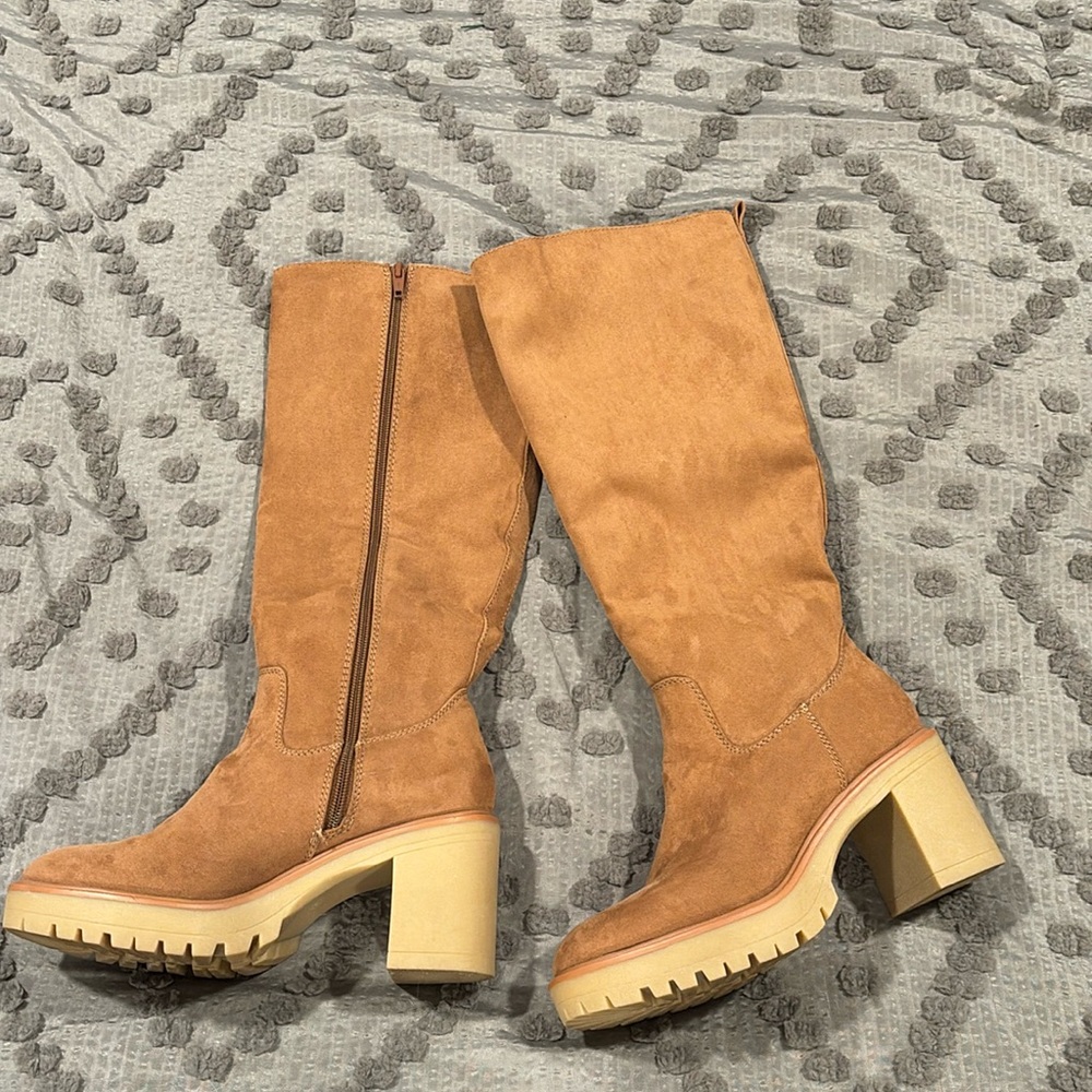 Tall Faux Suede Boots